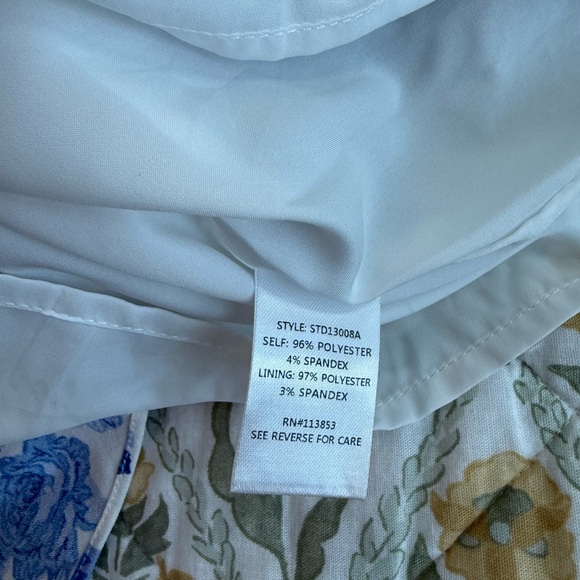 Sugar lips Wilma Floral Ruffle Flounce Mini Dress size L NWT - Picture 8 of 8